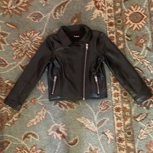 Girls XS (5/6) Faux leather jacket - excellent condition